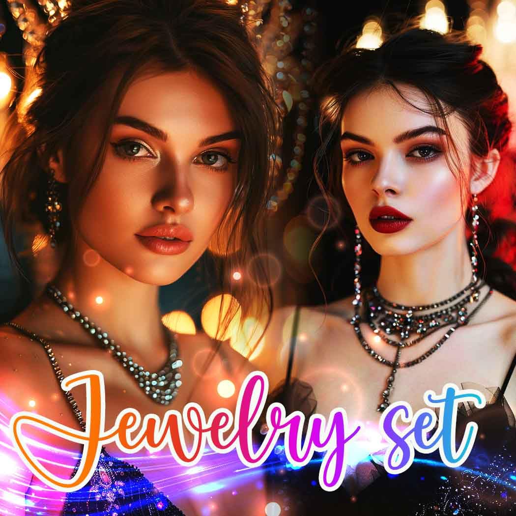 Unicra Black Rhinestone Bridal Wedding Jewelry Set Crystal Necklace Earrings Sets Formal Prom Costume Jewelry Sets for Women and