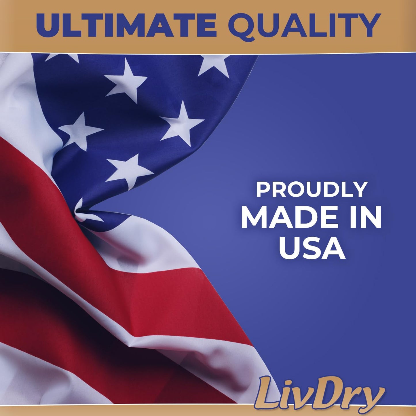 LivDry Ultimate 3XL Adult Incontinence Underwear, Max Absorbant Diapers for Women and Men, XXXL 72” -92" Waist, Leak Proof Cuff, XXX-Large, 36 Count