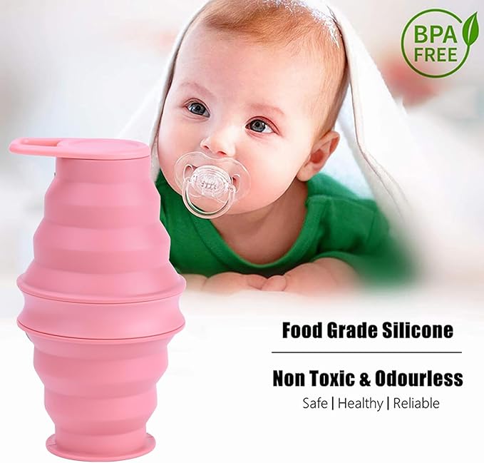 Tokhan Collapsible Silicone Water Bottle with Leak-Proof Valve - Reusable, BPA-Free, 17.6 oz/500 ml Capacity, Durable and Innovative Design - Perfect for Travel and Outdoor Activities (Drak Blue)