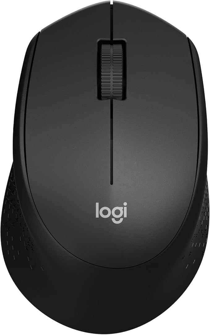 Logitech M330 Silent Wireless Mouse, 2.4GHz with USB Receiver, Optical Tracking, Quiet & Lightweight, Long Battery Life, f...