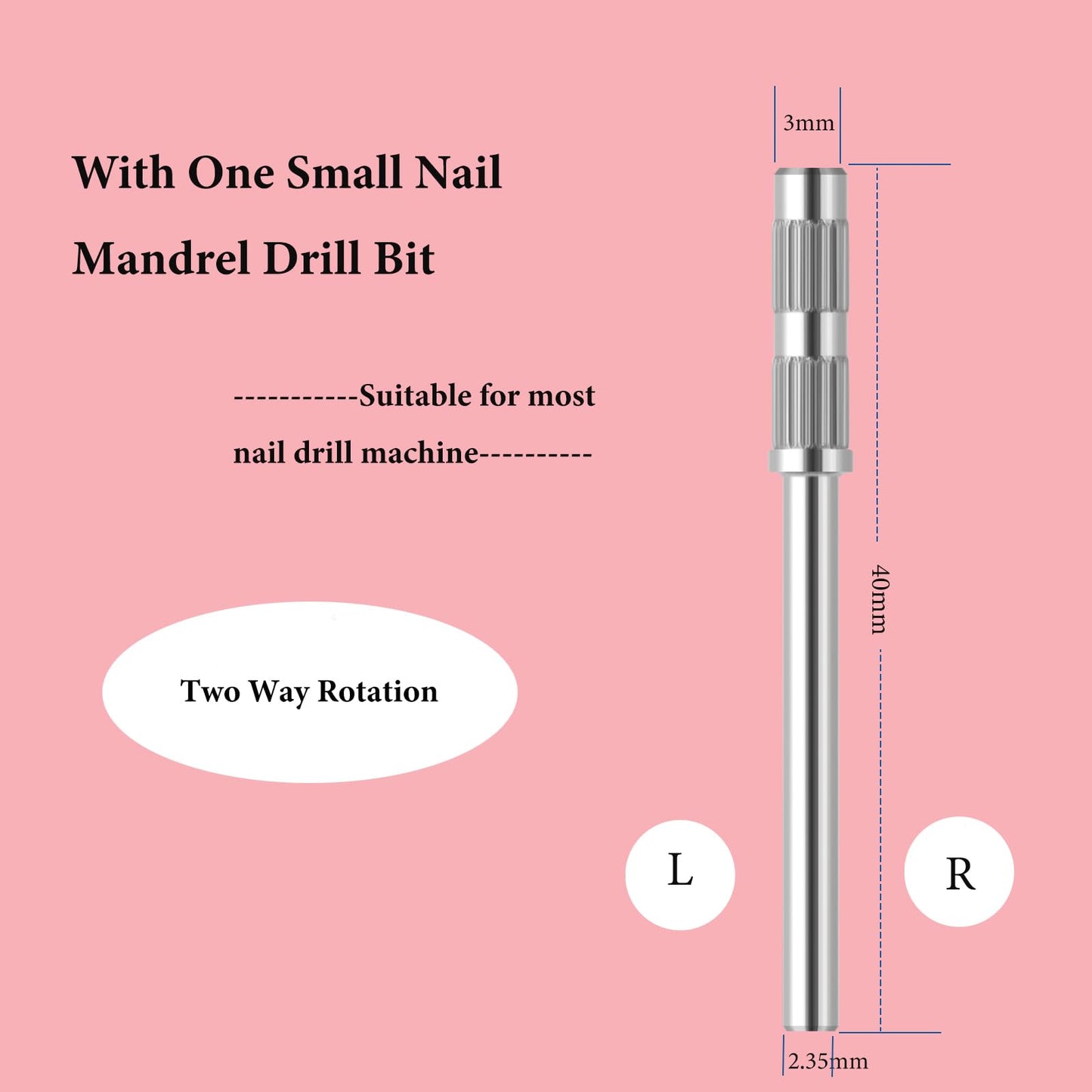 BITNBITH 100pcs Small Nail Sanding Bands for Nail Drill,3.1mm Mini Nail Sanding Mandrel Bits 180 Grit Fine Nail File Drill Bits