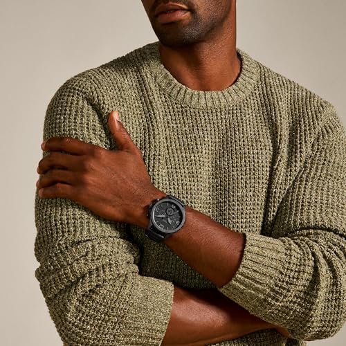 Fossil Men's Nate Oversized Stainless Steel Chronograph Watch