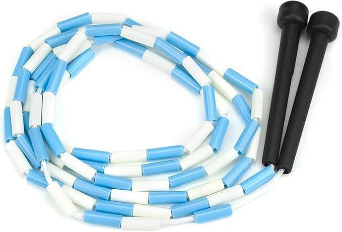 K-Roo Sports Jump Rope with Plastic Beaded Segmentation