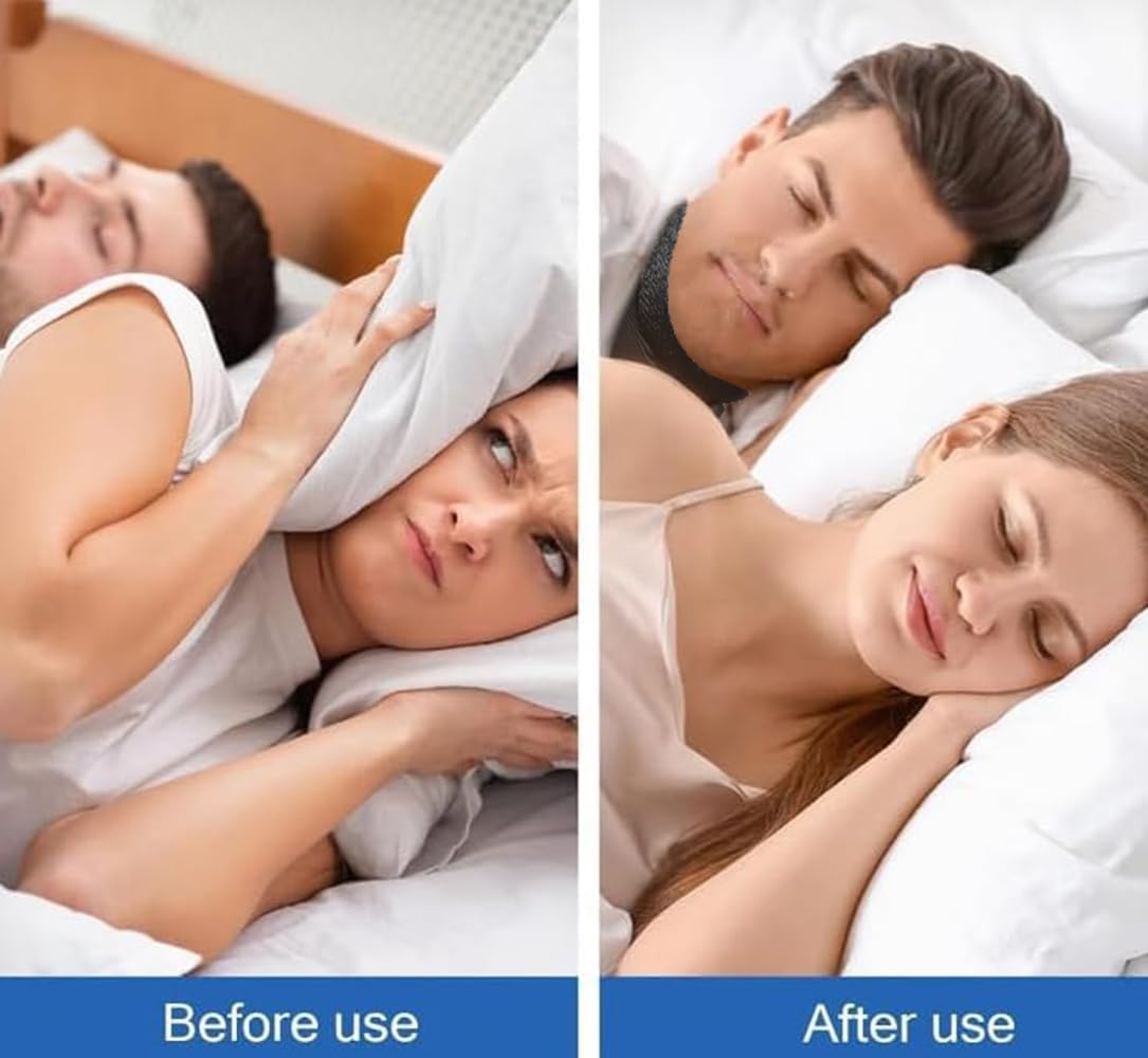 Oprtuisi Anti-Snoring Neck Support, Adjustable Soft Foam Neck Brace, Ergonomic Design for Sleep, Men & Women