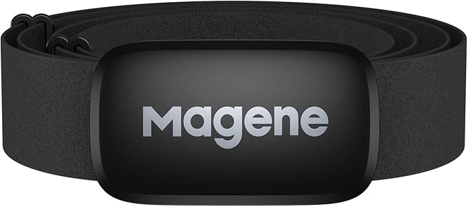 Magene H64 Heart Rate Monitor, Heart Rate Sensor Chest Strap, Protocol ANT+/Bluetooth, Compatible with iOS/Android APPs (N...
