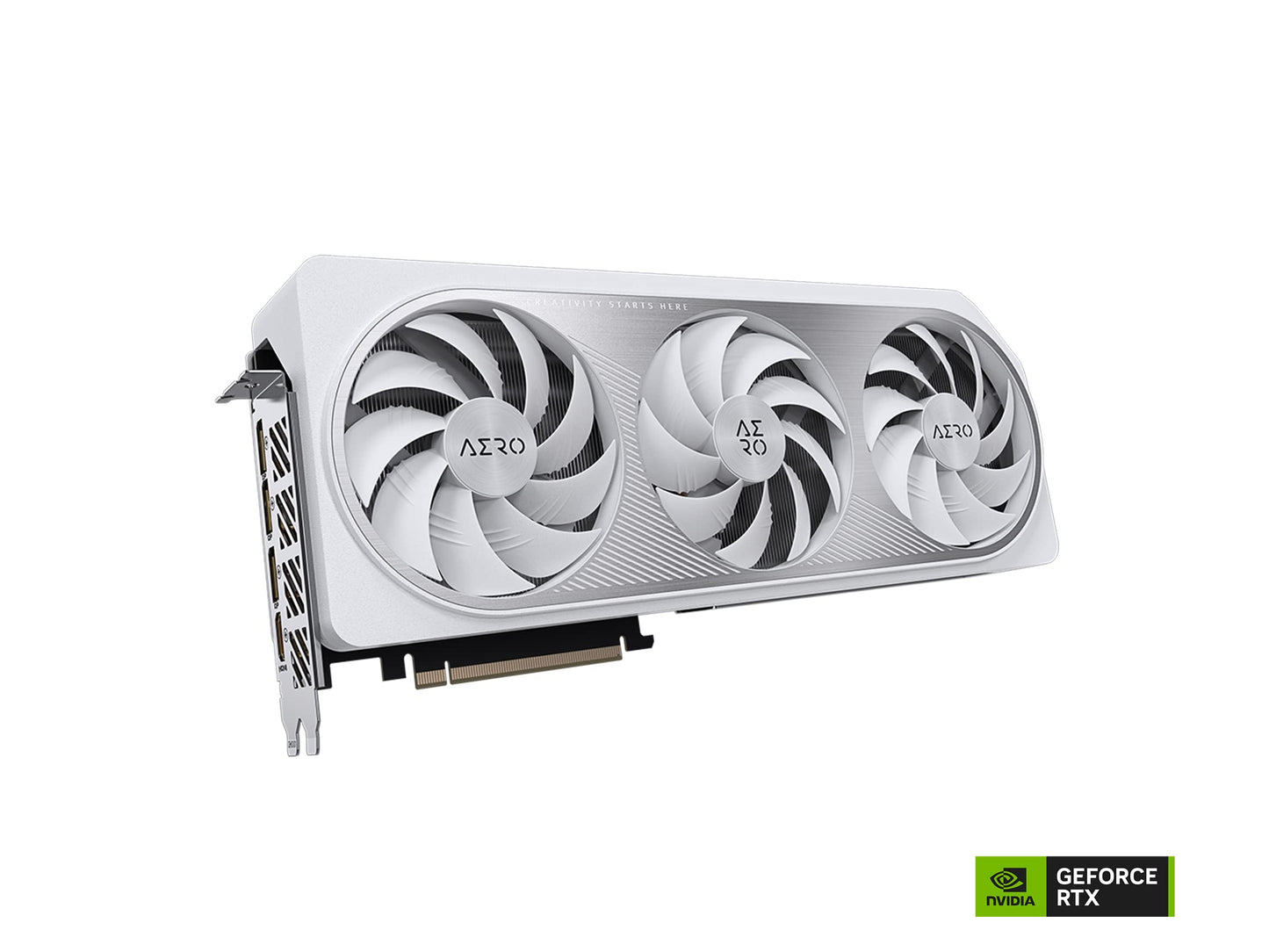 GIGABYTE GeForce RTX 4070 Ti AERO OC 12GB Graphics Card, 3X WINDFORCE Fans, GV-N407TAERO OC-12GD