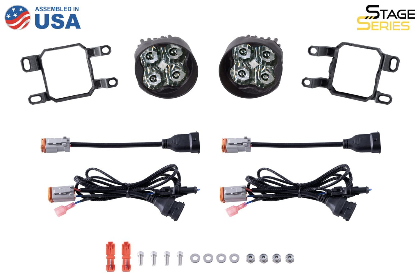 Diode Dynamics Stage Series 3In Sae Dot Fog Light Kit For Lexus Gx 460, Is 250/350, Toyota 4Runner, White Driving Pro