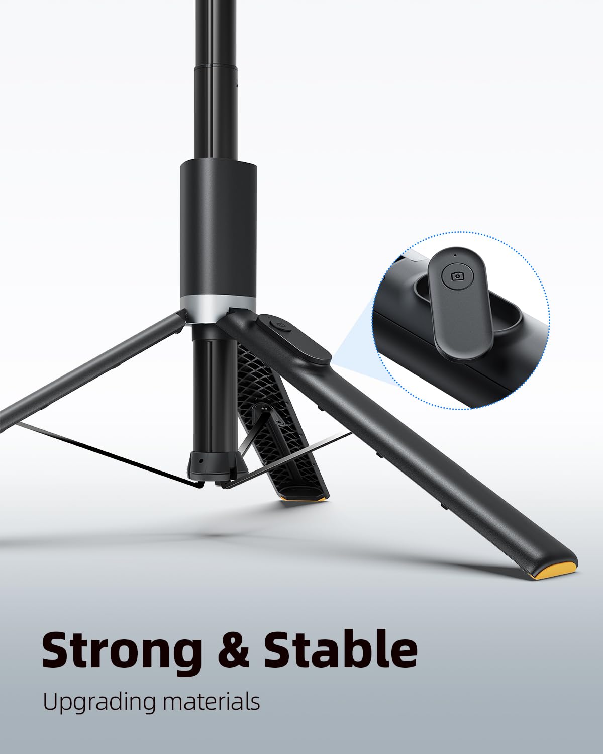 Todi 63 Cell Phone Selfie Stick Tripod, Portable Tripod For Iphone With Wireless Remote, Extendable Smartphone Stand, All-In-1,
