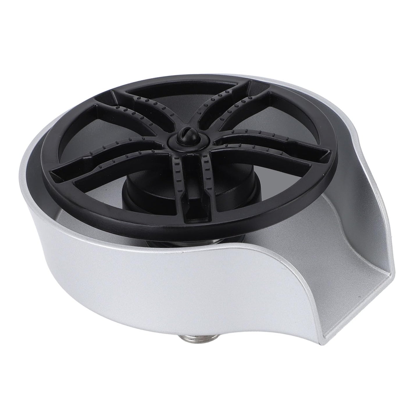 Automatic Glass Rinser for Kitchen Sink, Stainless Steel Cup Washer with G1/2 Thread, Professional Corrosion-Resistant Pressure Glass Washer, ABS Plastic Base Stainless Steel Tubes