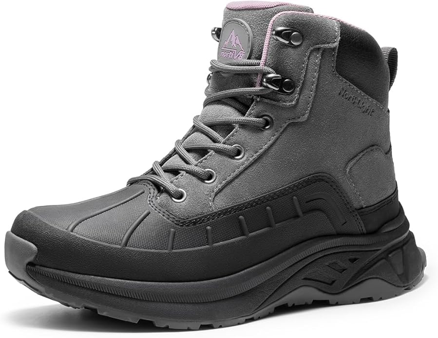 NORTIV 8 Women's Waterproof Hiking Boots Outdoor Trekking Camping Trail Hiking Boots
