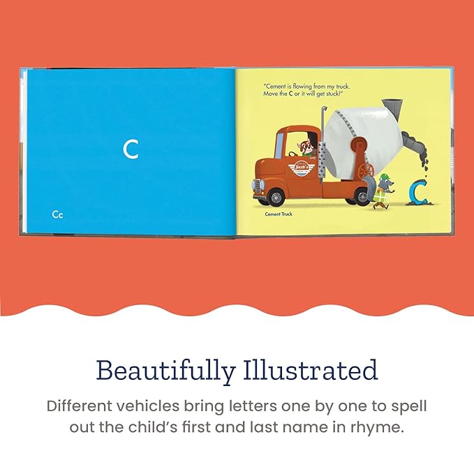 I See Me! My Very Own Trucks - Personalized Story for Kids | Hardcover | 11" x 9"