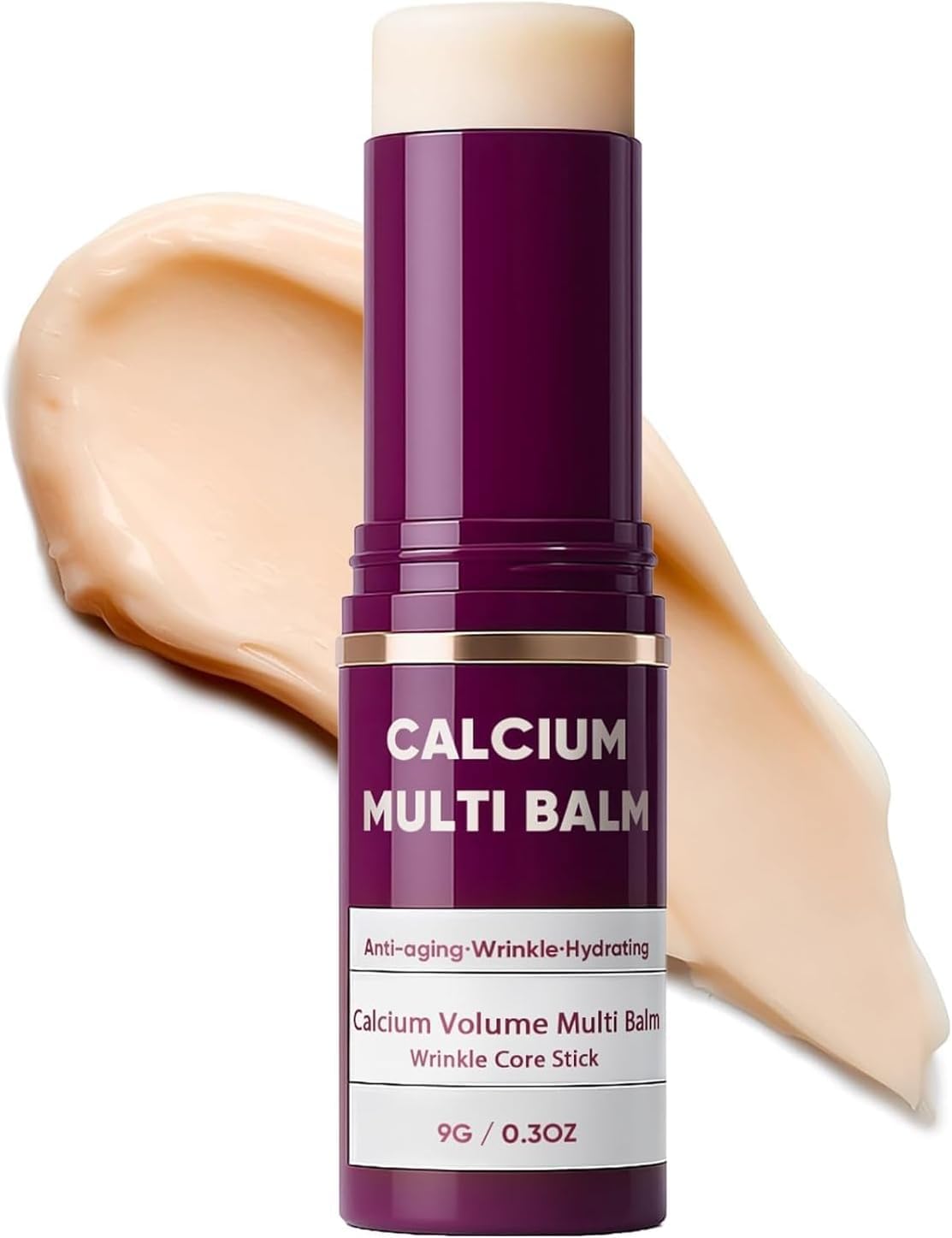 Calcium Multi-Balm Stick - Korean Anti-Aging Formula for Face, Eyes & Neck - Hydrating, Firming Skin Treatment with Collagen & V