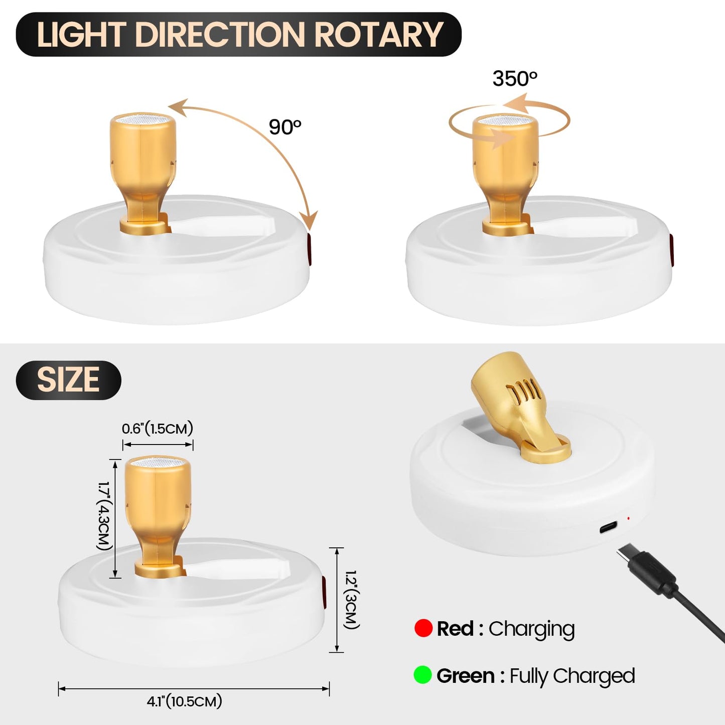 KANESIKI Rechargeable Spotlight, Battery Operated Picture Lights with Remote, Cordless Plant Spot Light Indoor, LED Accent Lighting, Dimmable Uplight for Tree Painting Artwork Photo Dartboard Decor