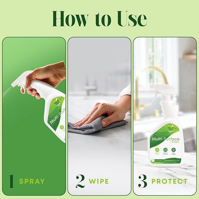 Good Salt Home Multi-Surface Cleaner, Pack of 2