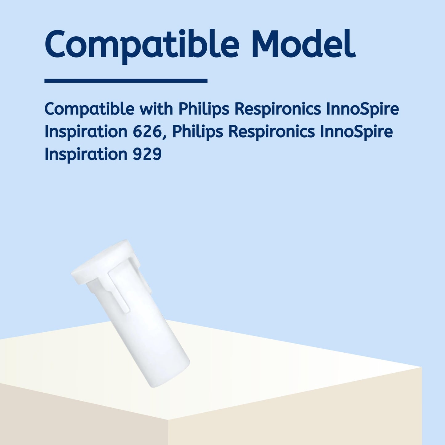 Nispira CPAP Disposable Replacement Filter Compatible with Philips Respironics InnoSpire Inspiration 626, 929, 12 Packs