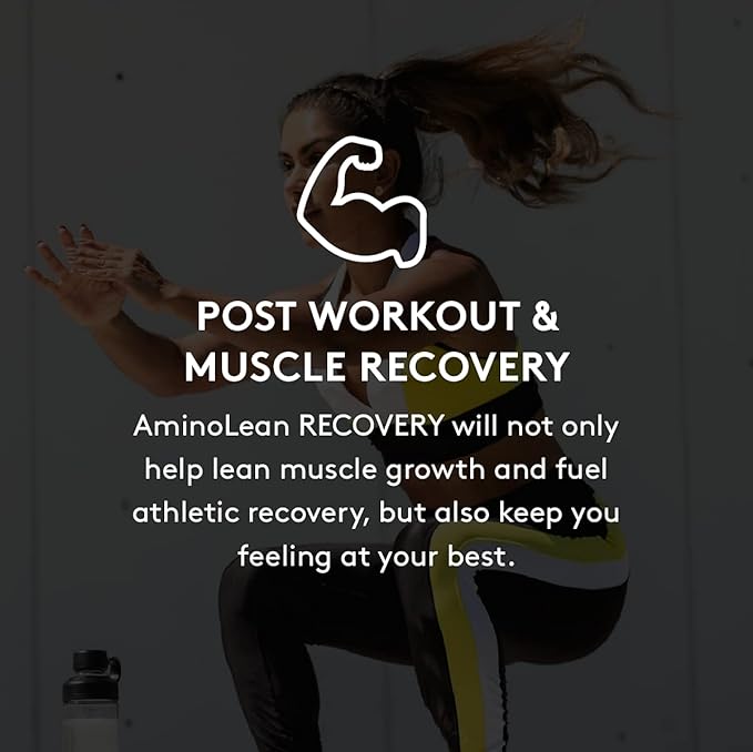 RSP AminoLean Recovery - Post Workout BCAAs Amino Acids Supplement + Electrolytes, BCAAs and EAAs for Hydration Boost, Immunity Support - Muscle Recovery Drink, Vegan Aminos, Blood Orange…