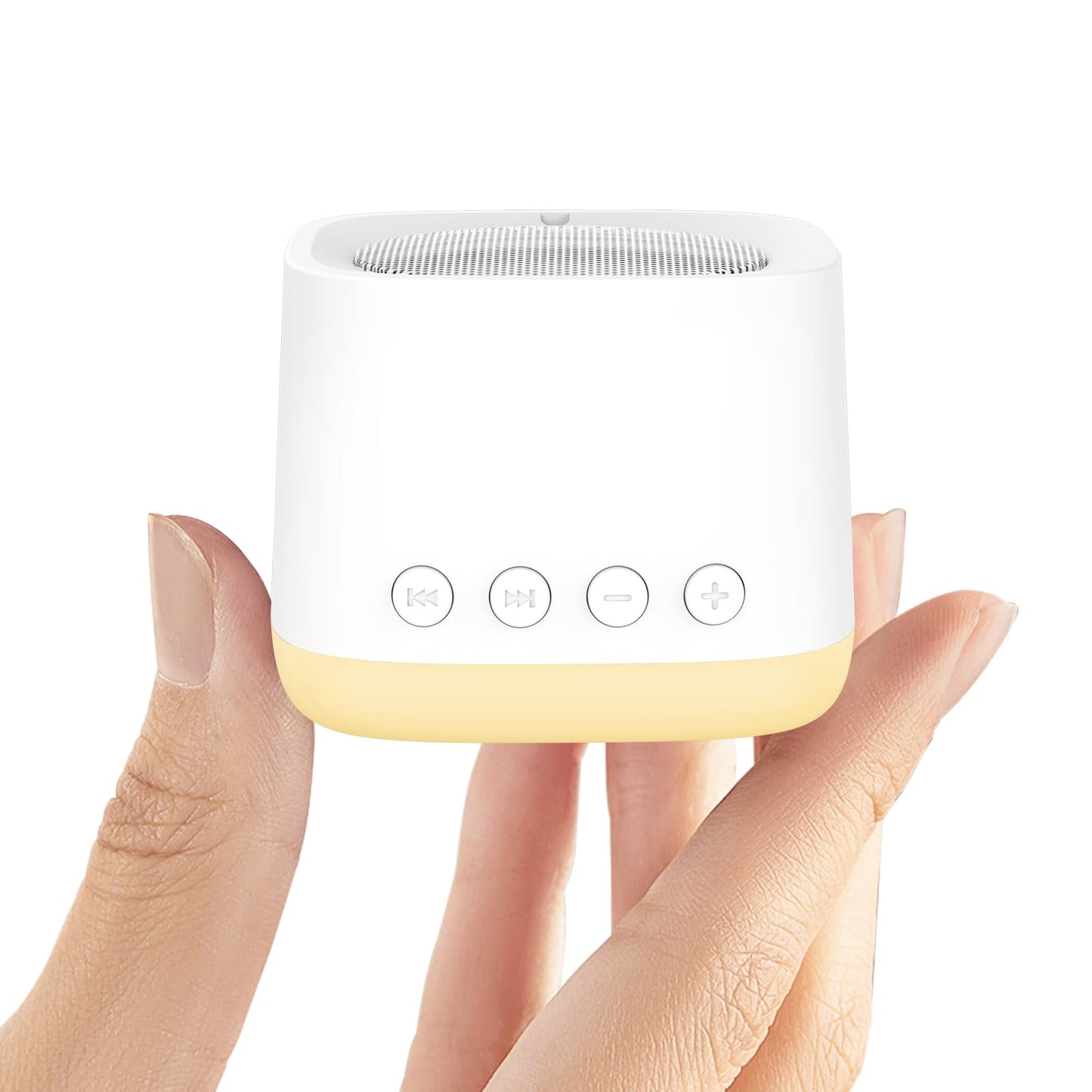 Portable Sound Machine for Sleep, White Noise Sound Machine for Travel with Night Light, Long-Lasting Power Mini Noise Machine with 16 Soothing Sounds,Memory,Timer for Adults Baby Office Privacy,Hotel