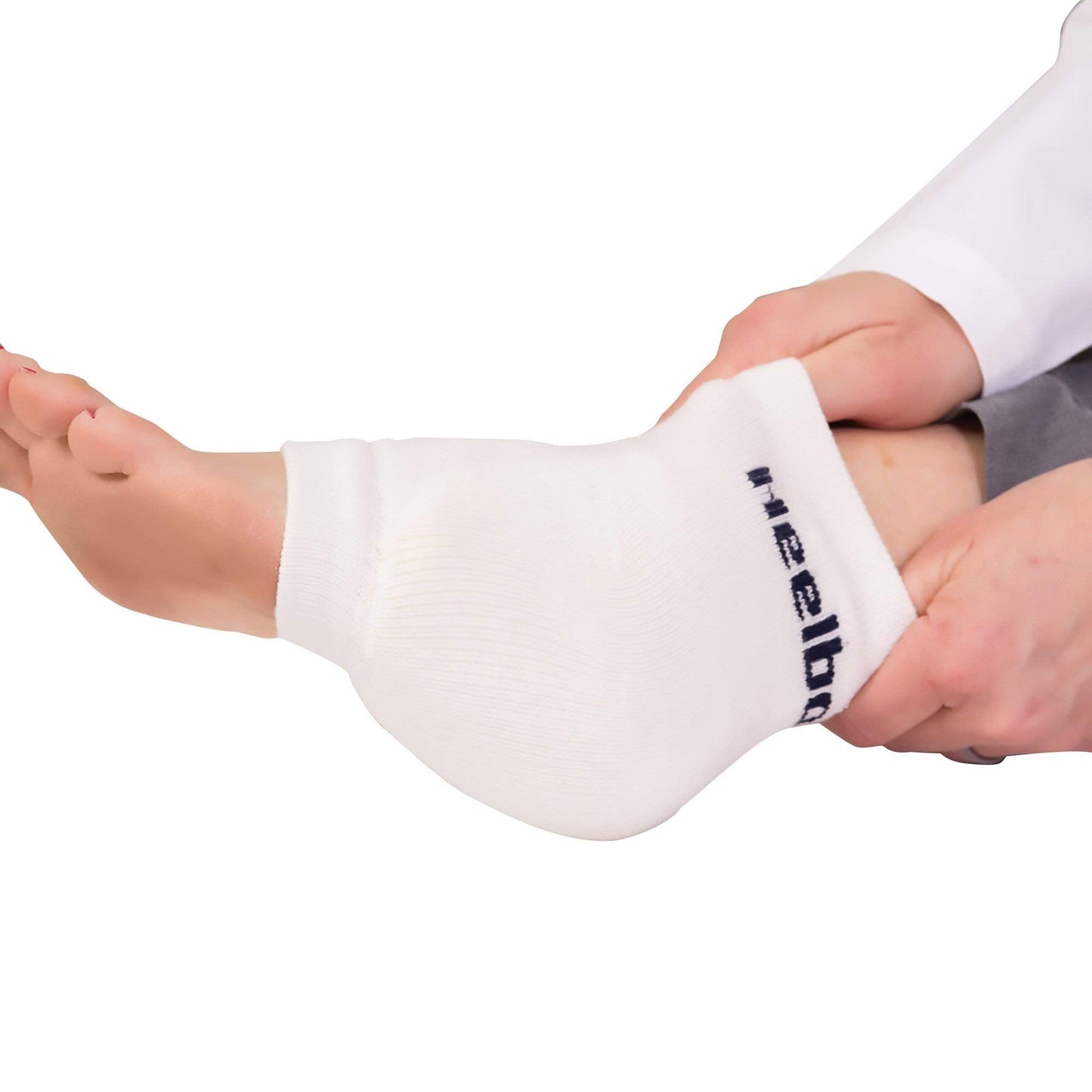 Heelbo Heel/Elbow Protection Sleeve White Large Slip-On D 12039