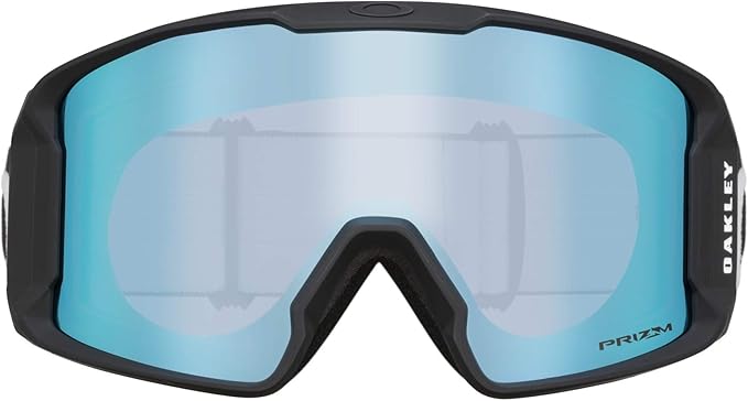 Oakley Line Miner Snow Goggle (Matte Black Frame/Prizm Sapphire Iridium Lens) with Large Goggle Soft Case