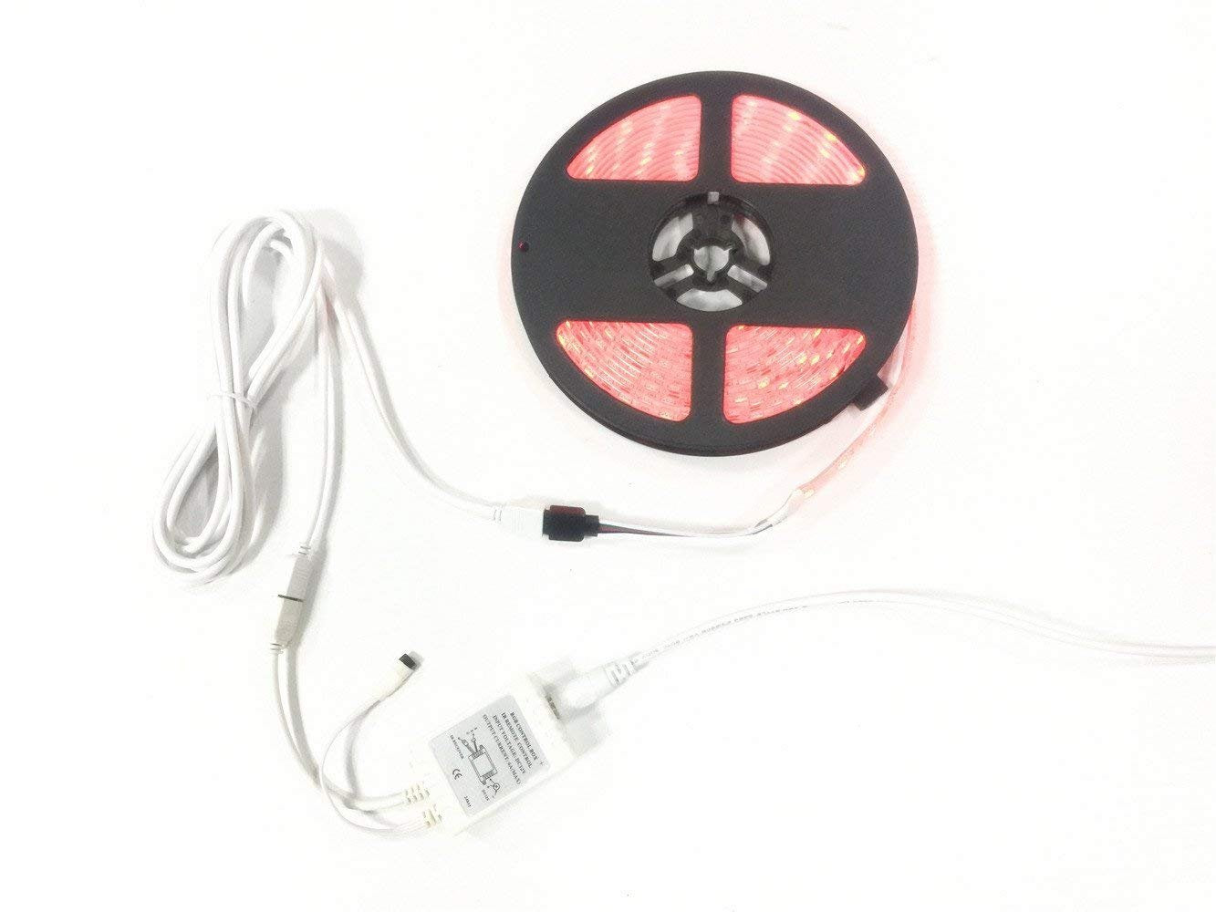 Litaelek 2Pcs 1M Rgb Led Extension Cable With 4Pin Connectors For Smd 5050 3528 2835 Led Strip Light - White