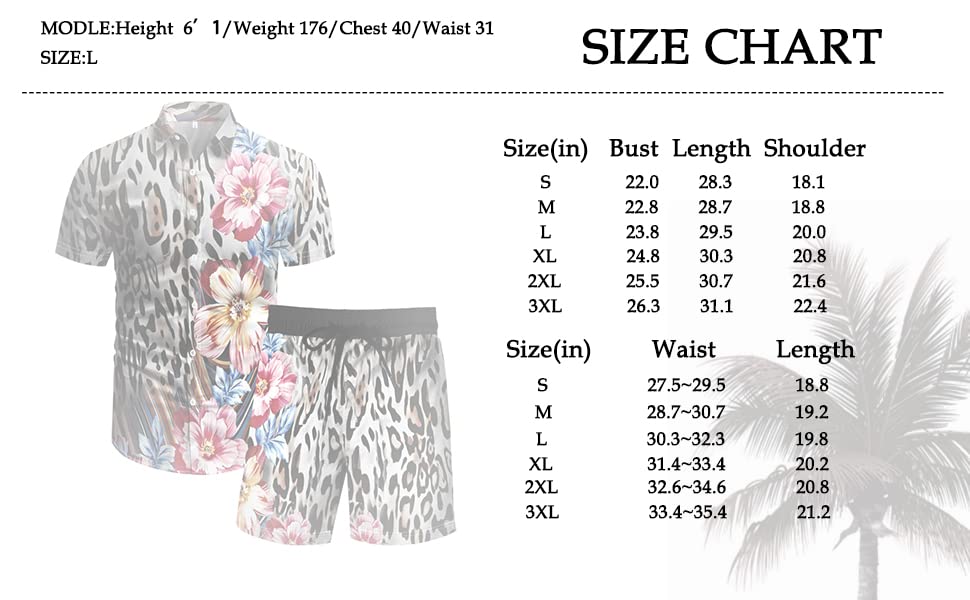 RPOVIG Beach Outfit Matching Shirts Shorts Men's Hawaiian Festival Floral Clothes 2 piece Sets with Bucket Hat