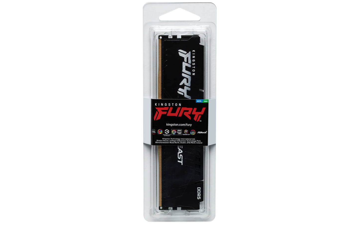 Kingston Technology Fury Beast 8Gb 6000Mt/S Ddr5 Cl36 Desktop Memory Single Module | Amd Expo | Plug N Play | Kf560C36Bbe-8