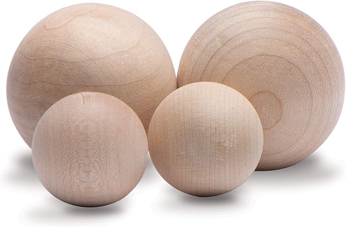 Pro-Tec Athletics Plantar Fasciitis Massage Balls, Hard Wood Maple, Arch, Forefoot and Heel Massage for Foot Flexibility a...