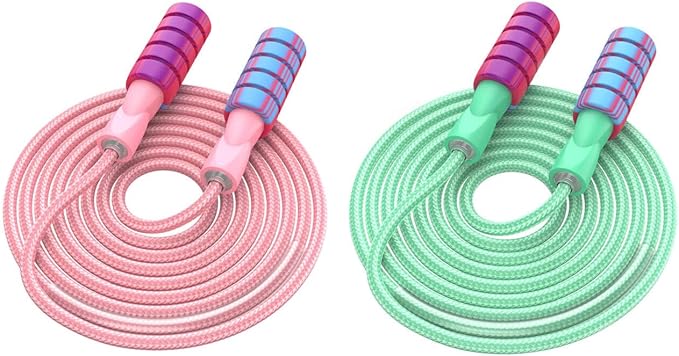 CRHOEIQ Jump Rope for Women Men, Fitness Jumprope for Women Workout, Adjustable Adult Exercise Skipping Rope