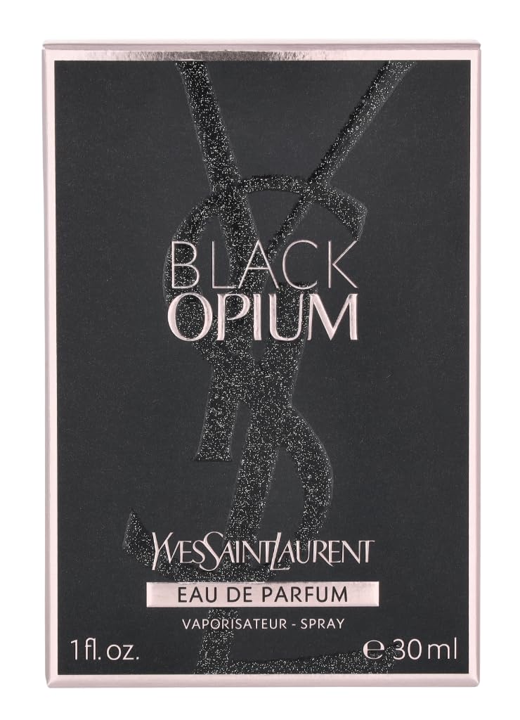 Yves Saint Laurent Black Opium Eau De Parfum Spray for Women, 1 Ounce