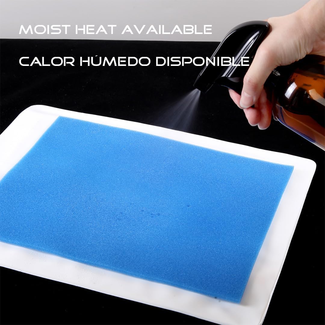 Boncare® Stay-On Small Vinyl Electric Heating Pad for Neck and Shoulders and Back Without Auto-Off, Low & High Heat Levels, Waterproof Hot Heat Pad with Washable Cover (11.5“x13.5, 3-Pack)