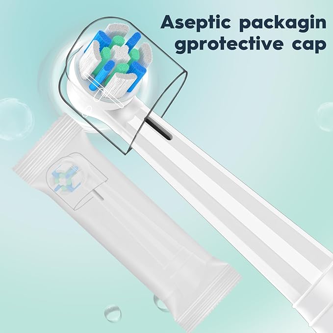 6PCS iO Replacement Heads Compatible with Oral B iO Electric Toothbrush,Compatible with Oral B iO Series 2/3/4/5/6/7/8/9/10,Premium Bristles for Deep Cleaning&Gentle Care