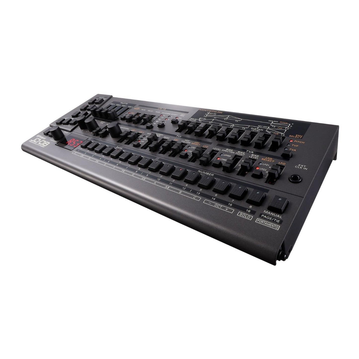 Roland Jd-08 Tabletop Sound Module Boutique Synthesizer - Compact, Lightweight, Modern With New Effects And Polyphonic Sequencer