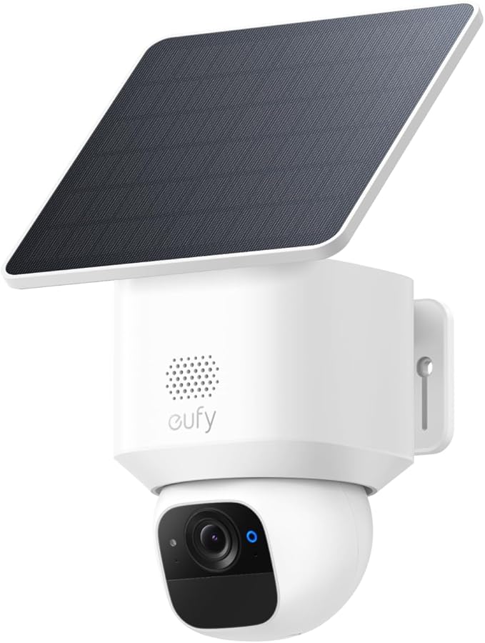 eufy Security SoloCam E30, Security Cameras Wireless Outdoor, Solar Camera Outdoor Wireless, 360° Pan, AI Tracking, 2K Cla...