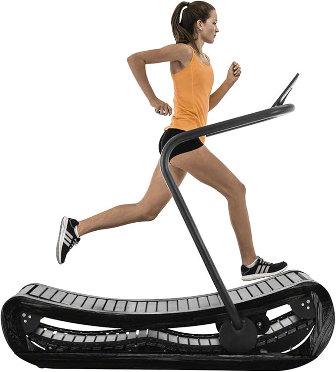 Sprintbok Curved Manual Treadmill by NOHrD - Black