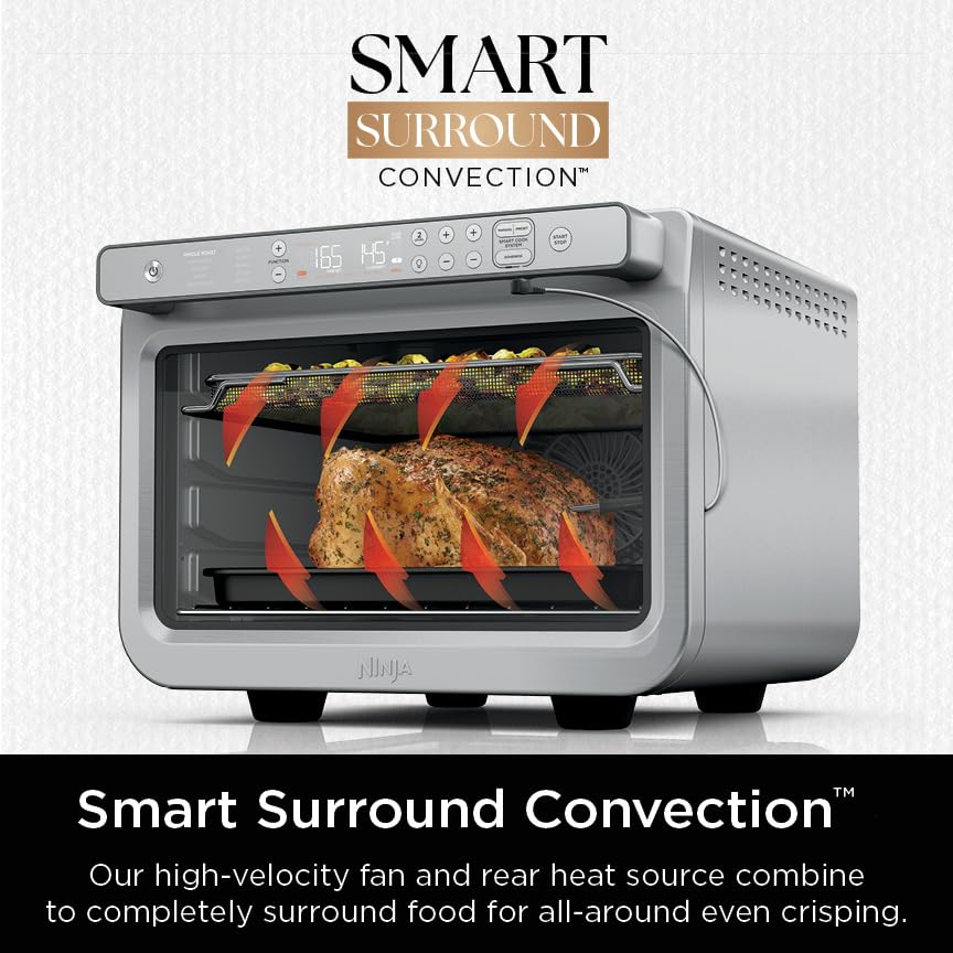 Ninja Prestige Smart XL with Pro Cook System 10-in-1 Air Fry Digital Countertop Convection Toaster Oven with Air Fry, Air ...