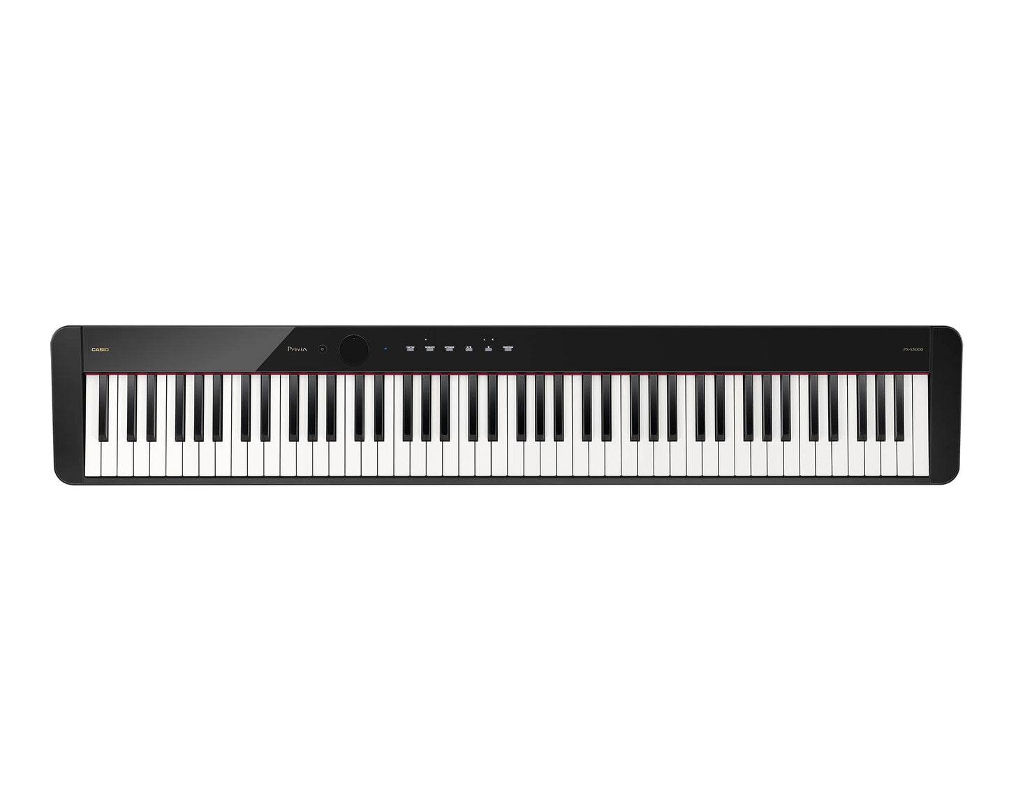 Casio Privia Px-S5000 Digital Piano - Black Bundle With Cs-68 Furniture Stand, Sp-34 Pedal, Bench, Headphones, Piano Book, Onlin
