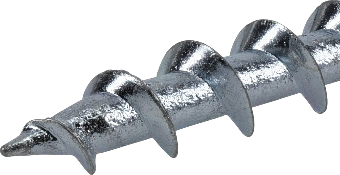 Hillman Borefast Drywall Anchors, Holds 50 Pounds in Drywall and 200 Pounds in Concrete, 1 1/2" Pan Head, White, 75-Pack, 377632