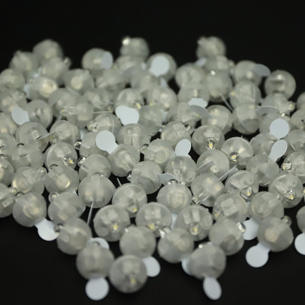 Neo Loons 50Pcs/Lot 50 X Warm White Round Led Ball Lamp Balloon Light Long Standby Time For Paper Lantern Balloon Light Party Wedding Decoration
