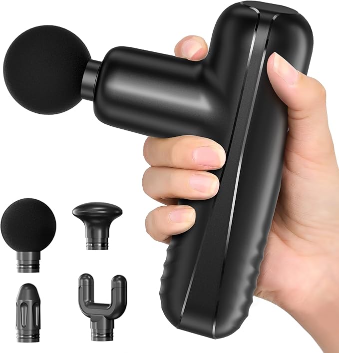 PENJOY Mini Massage Gun, Powerful Handheld Muscle Massager for Muscle Relaxation, Deep Tissue Percussion Small Massage Gun...