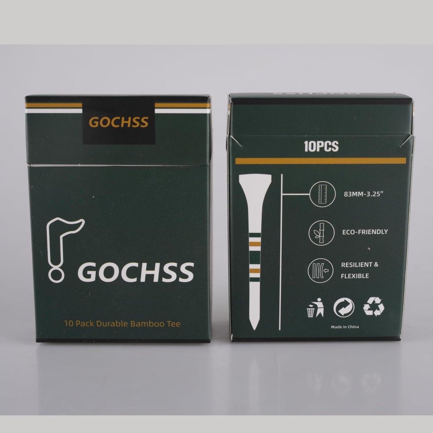Premium Bamboo Golf Tees (83mm)