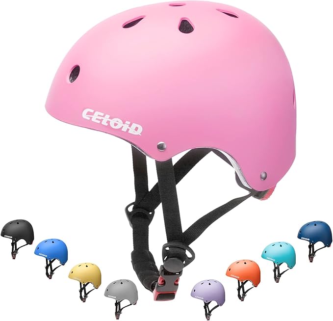 CELOID Kids Bike Helmet,Toddler Skateboard Helmets for Ages 2-3-5-8-14 Years Boys Girls，Adjustable Multi-Sport Bicycle Ska...