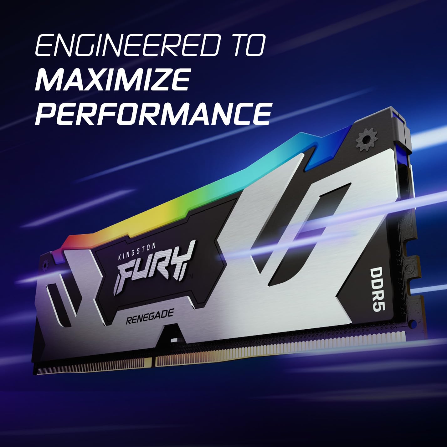 Kingston Fury Renegade Rgb 32Gb (2X16Gb) 6400Mt/S Ddr5 Cl32 Dimm Desktop Memory (Kit Of 2) | Intel Xmp 3.0 | Overclocking Stabil