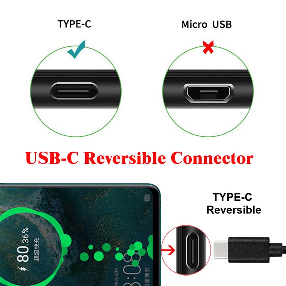 Nfhk Usb-C Type C Female Up Opposite U Shape Back Angled To Usb 3.0 A Male Data Adapter For Laptop Desktop