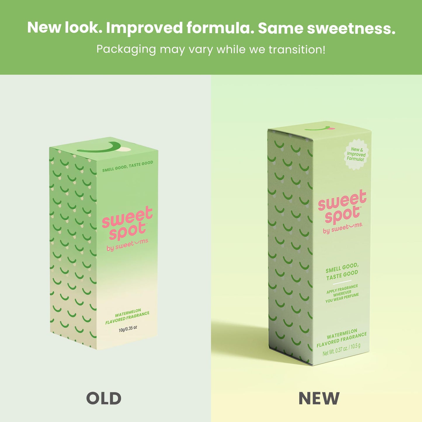 SweetSpot Flavored Solid Perfume Stick, Portable Travel Perfumes for Women, Long Lasting Fragrances, Non Sticky Formula, Natural Ingredients, Fragrance Stick (Watermelon)