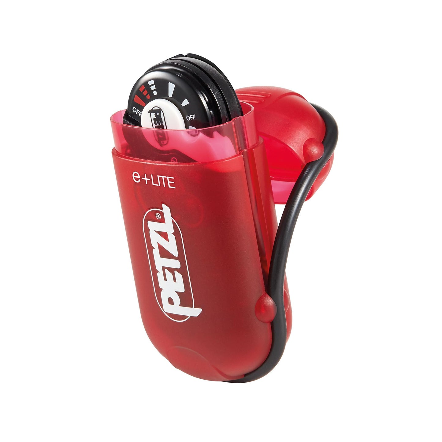 PETZL E+LITE Headlamp - 50 Lumen Ultra-Compact, Water-Resistant, White/Black, Model E02 P4