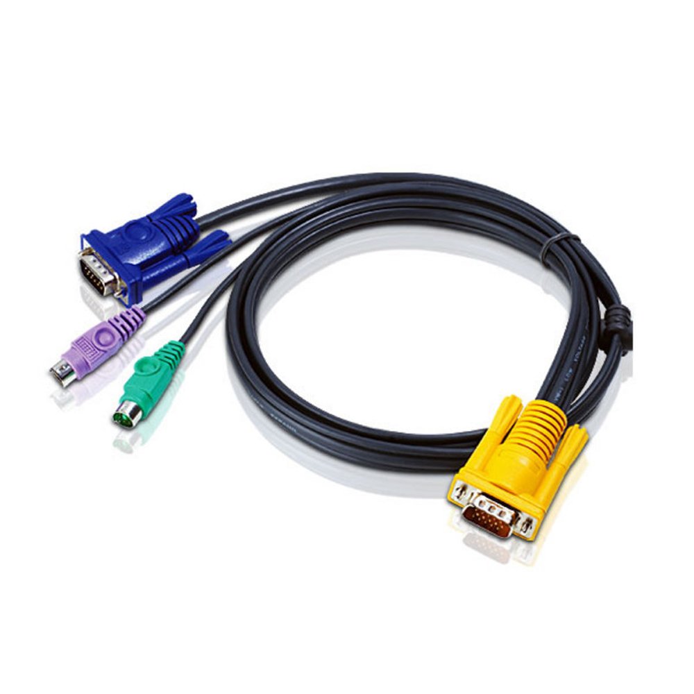 Aten Corp 2L5202P 6 Sphd15-Hd15 Mini Din Cable