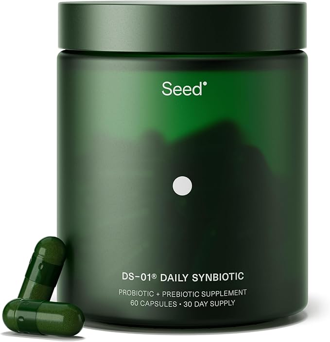 Seed DS-01 Daily Synbiotic - Prebiotic and Probiotic for Women & Men - Digestive Health, Gut Health, Immune Support, Bloat...