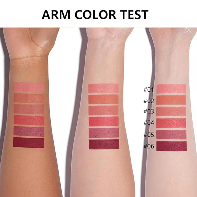 Rose Pink Matte Lipstick Crayon for Women, 24 Hour Lipstick Lip Liner Pencil Long Lasting Waterproof Smudge Proof, Vegan & Cruelty-Free, Neutral lip liner marker Easy Application Full Coverage B01#