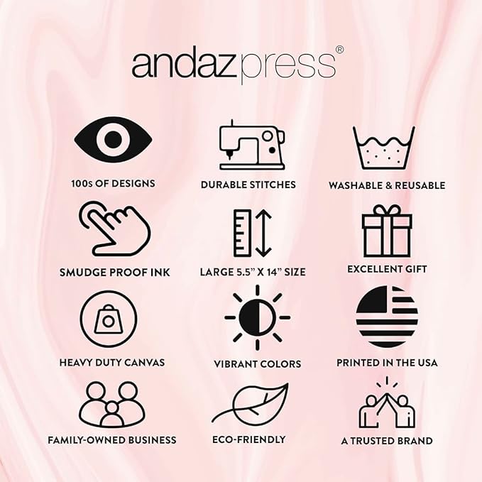 Andaz Press Mothers Day Wine Bag, Because You Can't Drink Flowers, Mothers Day Wine Bottle Cover, Mother's Day Gifts, Canvas Wine Gift Bag Champagne Bottle Bag Wine Bags For Wine Bottles Gifts 1-Pack
