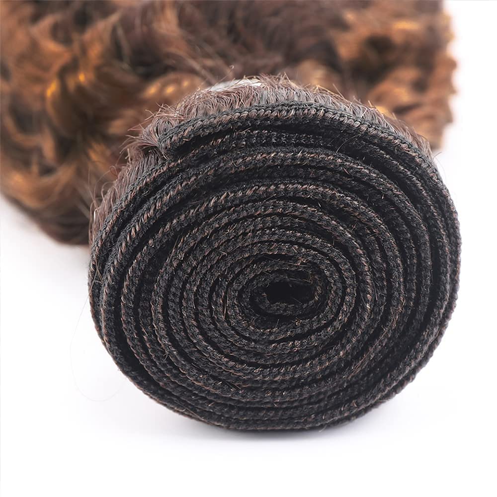 Lagalaga Bundles Human Hair 20 22 24 Inch Deep Wave P4/30 Human Hair Bundles Unprocessed Brazilian Virgin Hair Quick Weave Hair